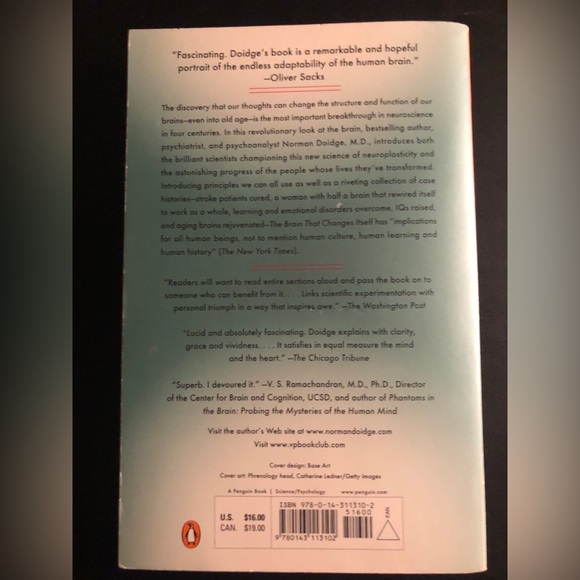The Brain That Changes Itself book by Norman Doidge - Picture 2 of 6
